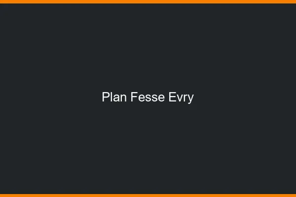 Plan FesseÉvry