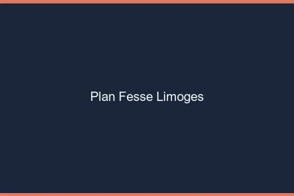 Plan FesseLimoges