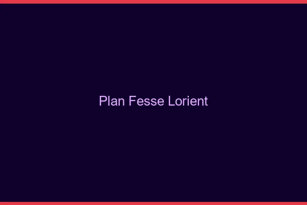 Plan FesseLorient