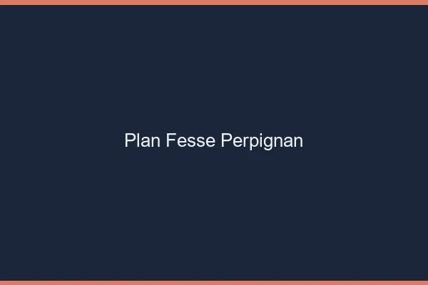 Plan FessePerpignan