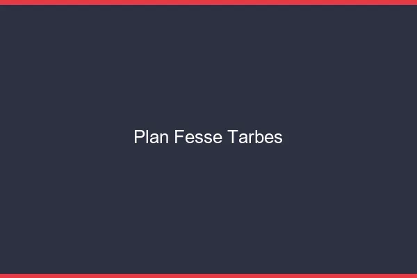 Plan FesseTarbes