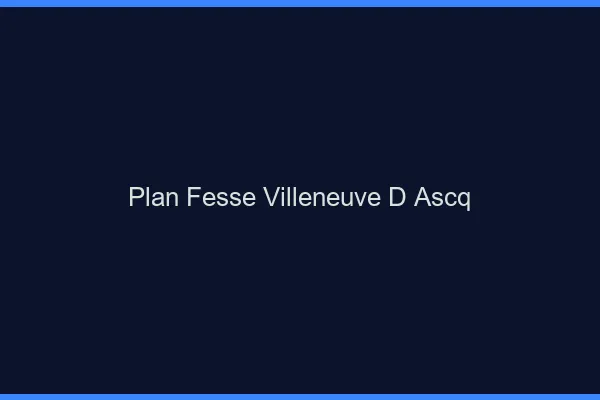 Plan FesseVilleneuve-d'Ascq