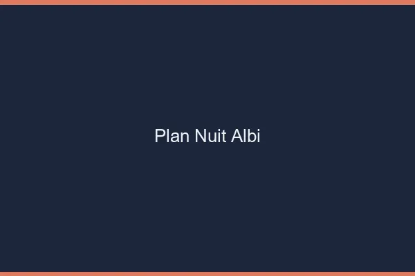Plan Nuit Albi