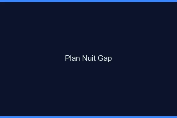 Plan Nuit Gap