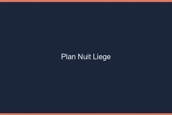 Plan Nuit Liège