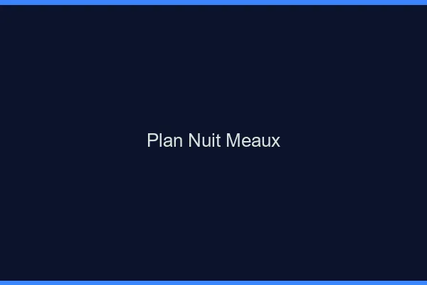 Plan Nuit Meaux
