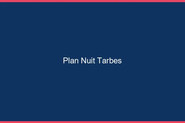 Plan Nuit Tarbes
