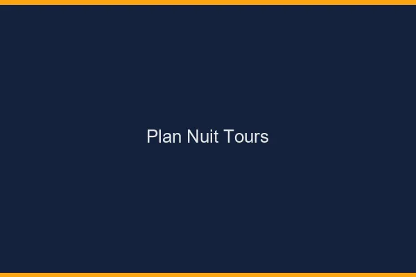 Plan Nuit Tours