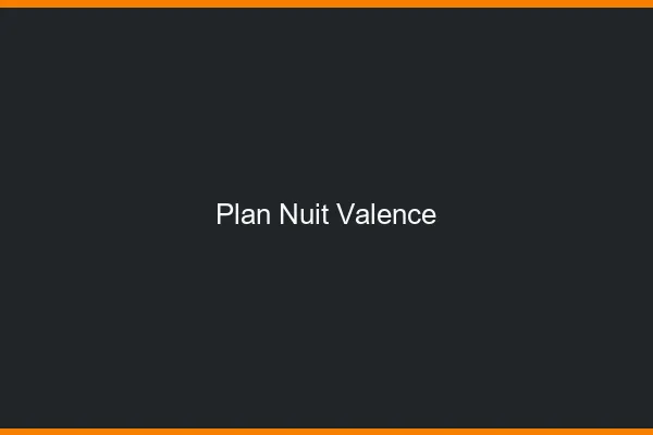 Plan Nuit Valence