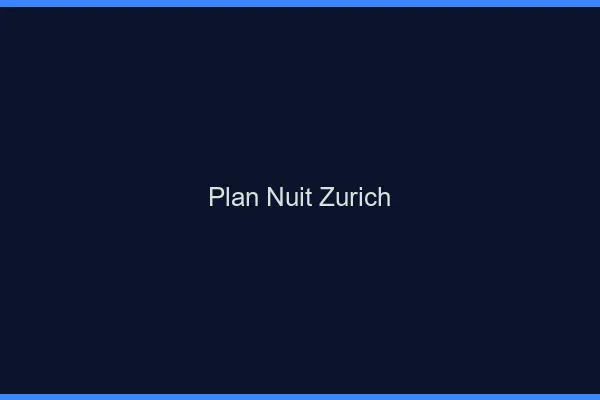Plan Nuit Zurich