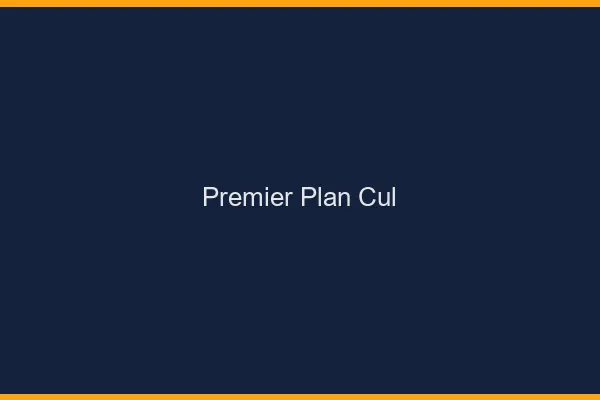 Premier Plan Cul