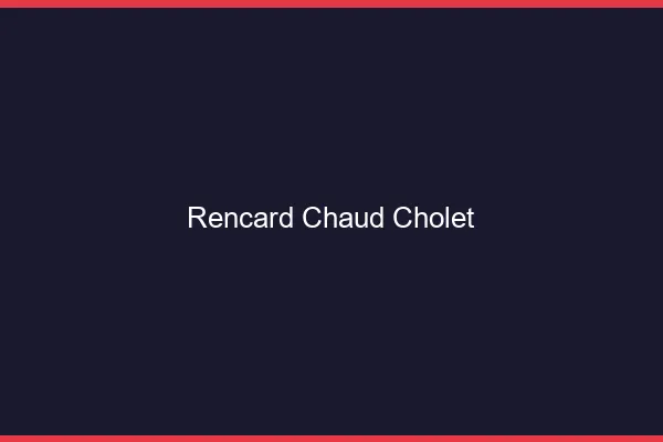 Rencard Chaud Cholet