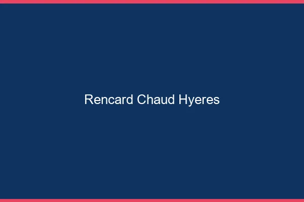 Rencard Chaud Hyères