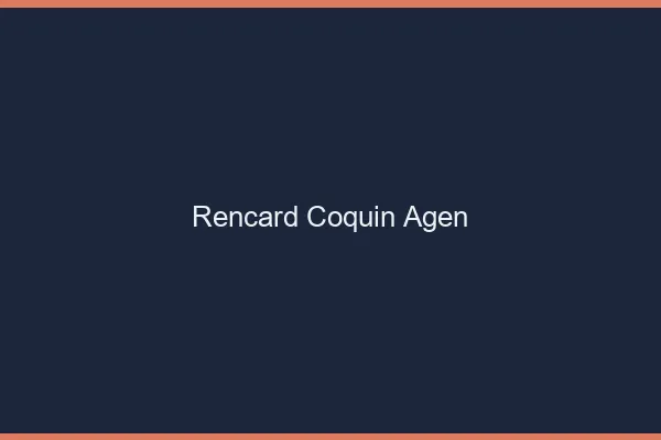 Rencard Coquin Agen