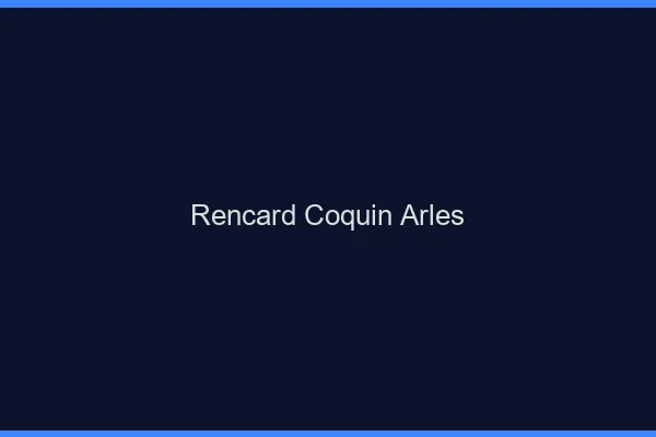 Rencard Coquin Arles
