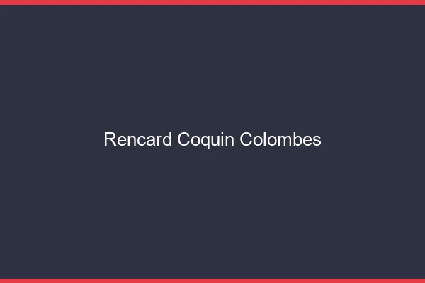 Rencard Coquin Colombes