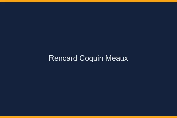 Rencard Coquin Meaux