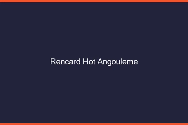 Rencard Hot Angoulême