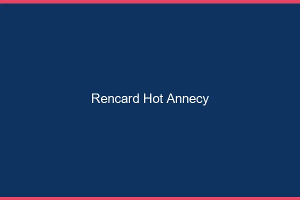Rencard Hot Annecy