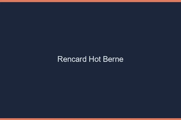 Rencard Hot Berne