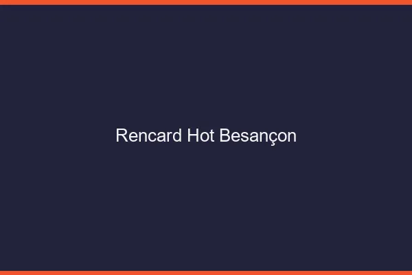 Rencard Hot Besançon