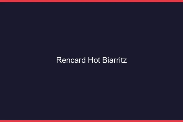 Rencard Hot Biarritz