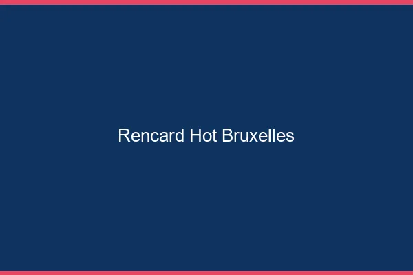 Rencard Hot Bruxelles