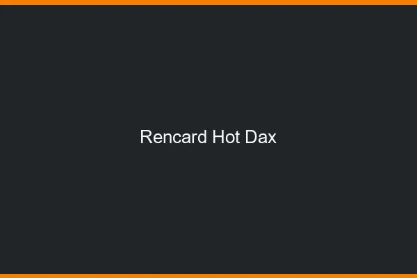 Rencard Hot Dax