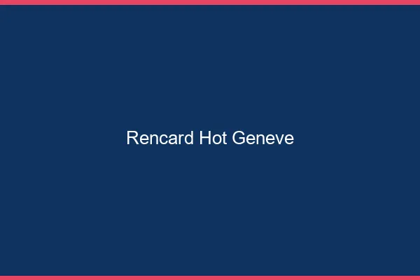Rencard Hot Genève