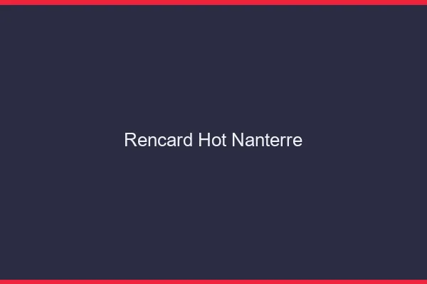 Rencard Hot Nanterre
