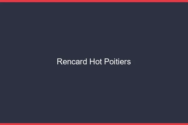 Rencard Hot Poitiers