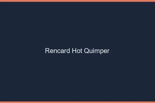 Rencard Hot Quimper