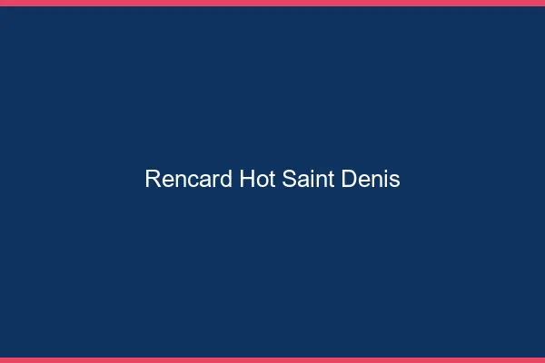 Rencard Hot Saint-Denis