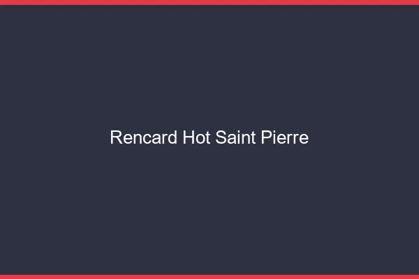 Rencard Hot Saint-Pierre