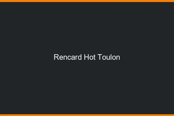 Rencard Hot Toulon
