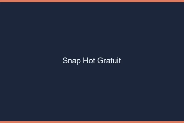 Snap Hot Gratuit